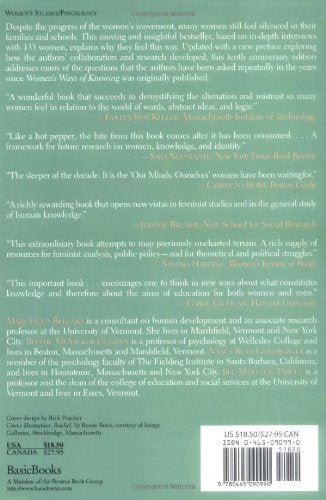 Women's Ways of Knowing (10th Anniversary Edition): The Development of Self, Voice, and Mind,Used