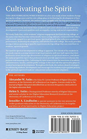 Cultivating the Spirit: How College Can Enhance Students' Inner Lives,Used