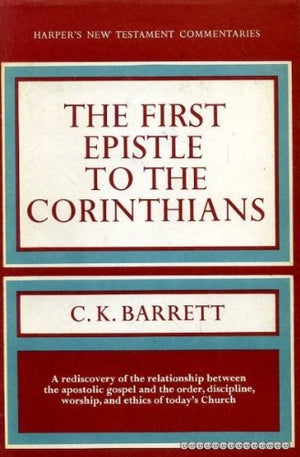 A Commentary on the First Epistle to the Corinthians,Used