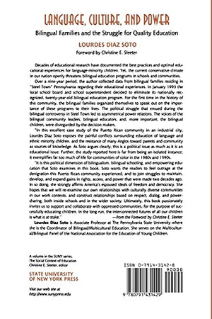 Language, Culture, and Power: Bilingual Families and the Struggle for Quality Education (SUNY Series, The Social Context of Educ,Used