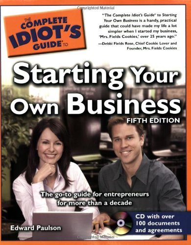 The Complete Idiot's Guide to Starting Your Own Business, 5th Edition,Used