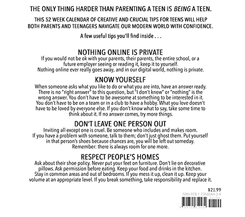 52 Modern Manners for Today's Teens,Used