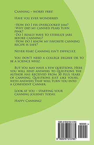 The Confident Canner: Answers to Your Canning Questions,Used