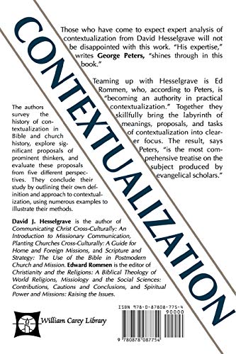 Contextualization: Meanings, Methods, And Models,New