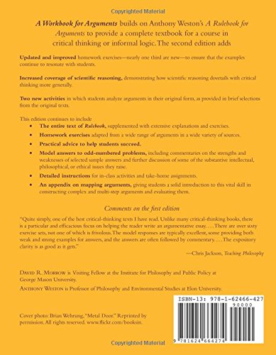 A Workbook for Arguments, Second Edition: A Complete Course in Critical Thinking,New