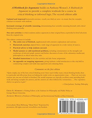 A Workbook For Arguments, Second Edition: A Complete Course In Critical Thinking,Used