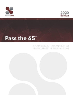Pass The 65: A Plain English Explanation To Help You Pass The Series 65 Exam,Used