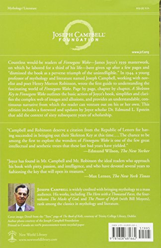 A Skeleton Key to Finnegans Wake: Unlocking James Joyce's Masterwork (The Collected Works of Joseph Campbell),Used