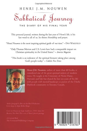Sabbatical Journey: The Diary of His Final Year,New