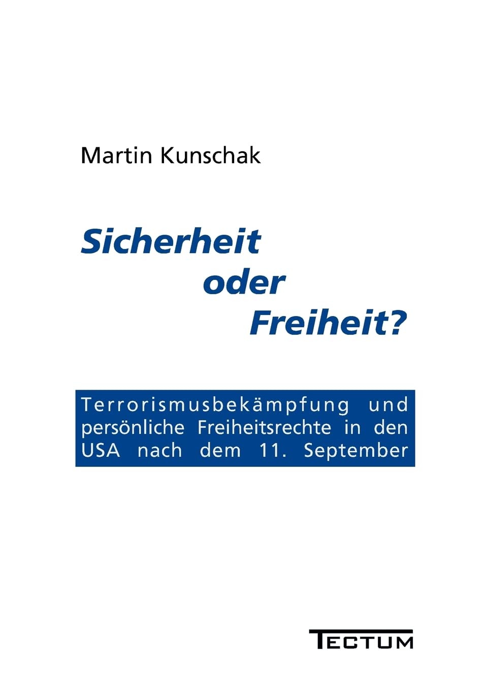 Sicherheit oder Freiheit? (German Edition),Used