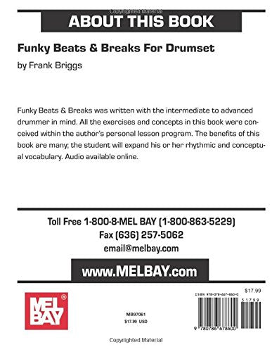 Funky Beats & Breaks: for Drumset (Mel Bay Archive Editions),Used