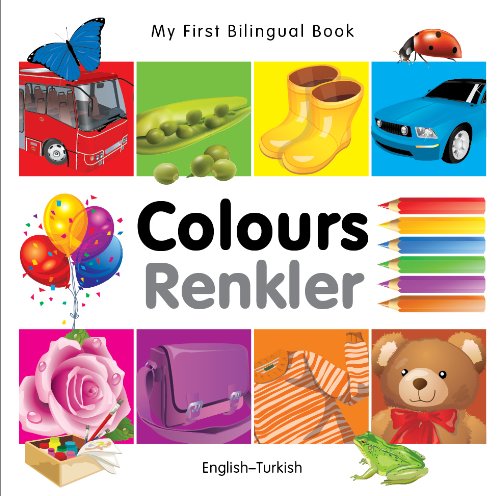 My First Bilingual BookColours (EnglishTurkish),Used