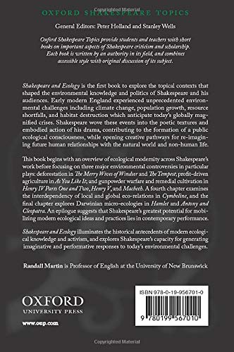 Shakespeare and Ecology (Oxford Shakespeare Topics),Used