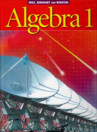 Holt Algebra 1: Student Edition (C) 2003 2003,Used