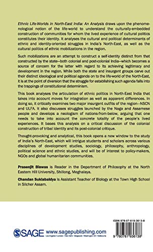 Ethnic LifeWorlds in NorthEast India: An Analysis (SAGE Studies on India s North East)