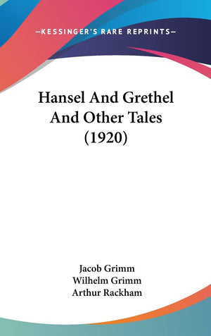 Hansel And Grethel And Other Tales (1920),New