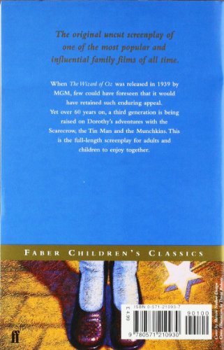The Wizard of Oz Screenplay,Used