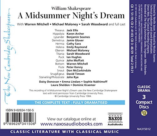 A Midsummer Night's Dream (Naxos AudioBooks),New