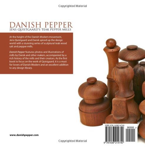 Danish Pepper: Jens Quistgaards Teak Pepper Mills-new