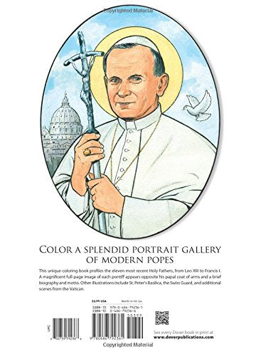 Popes Coloring Book (Dover Religious Coloring Book),Used