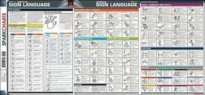 American Sign Language Sparkcharts,Used