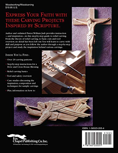 Inspirational Relief Carving: 30 Projects For Expressing Your Faith In Wood,Used