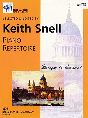 GP606  Piano Repertoire  Baroque & Classical  Level 6,Used