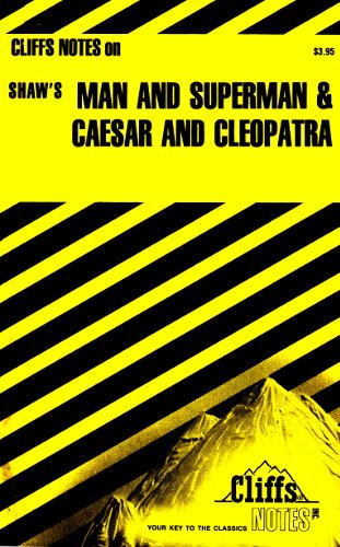 Cliffsnotes on Shakespeare's Caesar and Cleopatra (Cliffs notes),Used