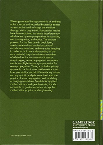 Passive Imaging with Ambient Noise (Cambridge Monographs on Applied and Computational Mathematic),Used