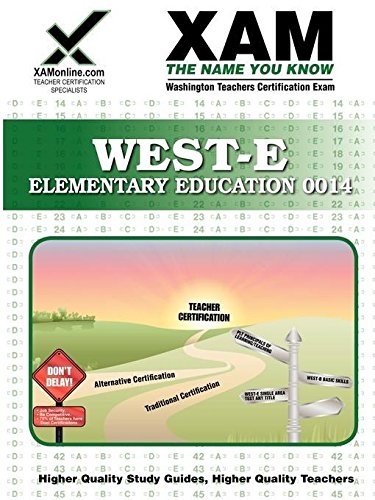 WestE/Praxis II Elementary Education 0014: Teacher Certification Exam (XAMonline Teacher Certification Study Guides),Used