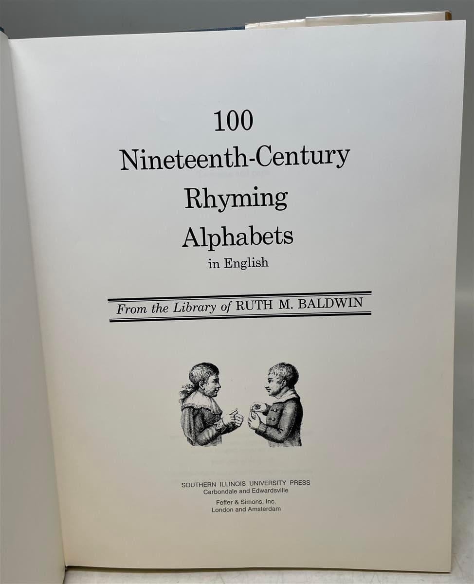 100 Nineteenthcentury Rhyming Alphabets In English,New