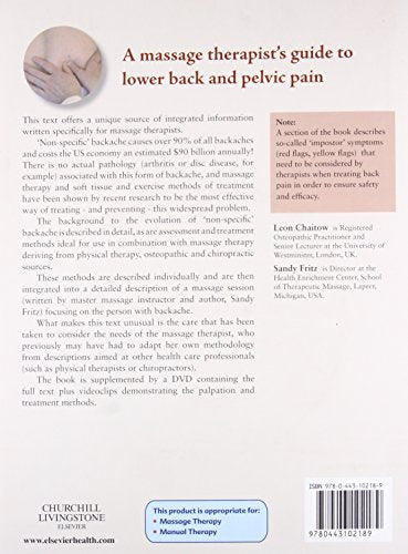 A Massage Therapist's Guide to Lower Back & Pelvic Pain,Used