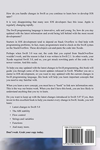 Swift: Advanced Detailed Approach To Master Swift Programming With Latest Updates,Used