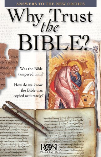 Why Trust The Bible?  Pkg Of 5 Pamphlets,New