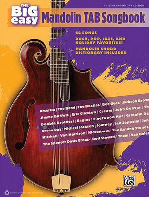 The Big Easy Mandolin Tab Songbook: The Big Easy Songbook Series,New