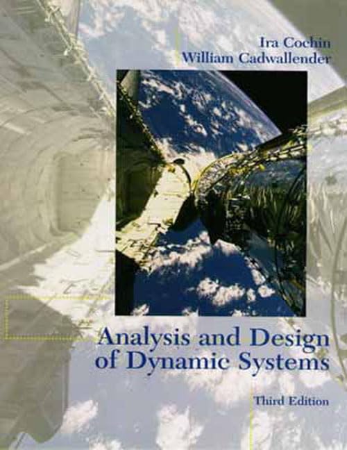 Analysis and Design of Dynamic Systems,Used