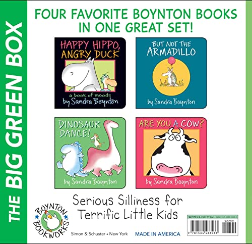 Boynton's Greatest Hits The Big Green Box (Boxed Set): Happy Hippo, Angry Duck; But Not the Armadillo; Dinosaur Dance!; Are You ,New