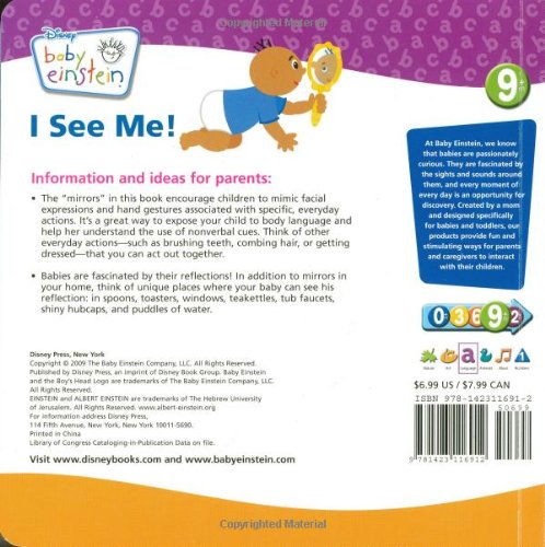 Baby Einstein: I See Me!: A Mirror Board Book (A Touchandfeel Book)