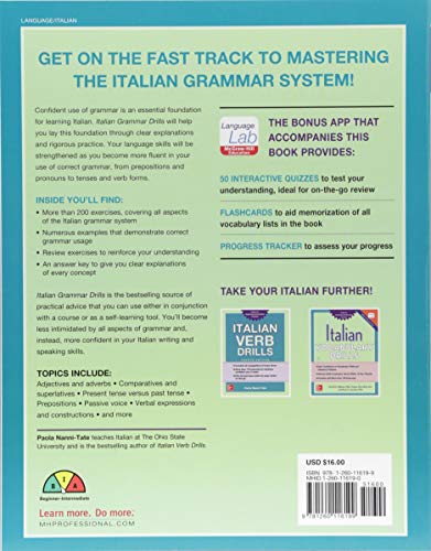 Italian Grammar Drills, Third Edition