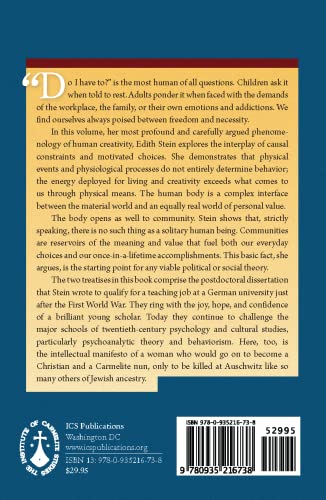 Philosophy of Psychology and the Humanities (Collected Works of Edith Stein),New