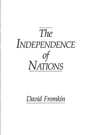The Independence of Nations,Used