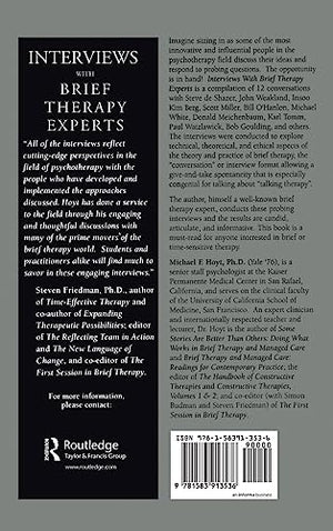 Interviews With Brief Therapy Experts,Used