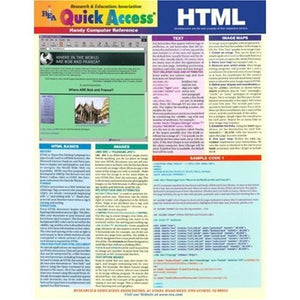 HTML Quick Access Hand Computer (Quick Access Reference Charts),Used