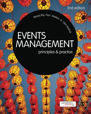 Events Management: Principles And Practice,Used
