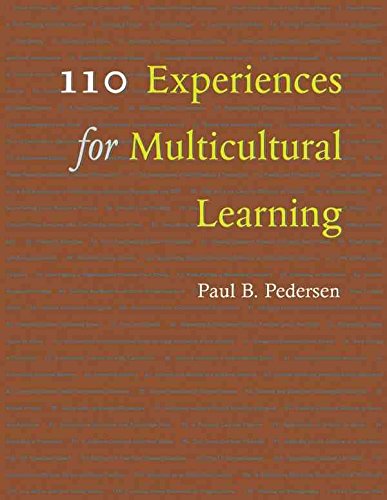 110 Experiences For Multicultural Learning,New