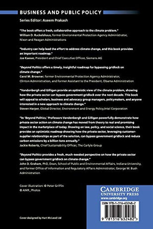 Beyond Politics: The Private Governance Response to Climate Change (Business and Public Policy),Used