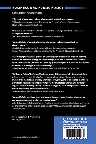 Beyond Politics: The Private Governance Response to Climate Change (Business and Public Policy),Used