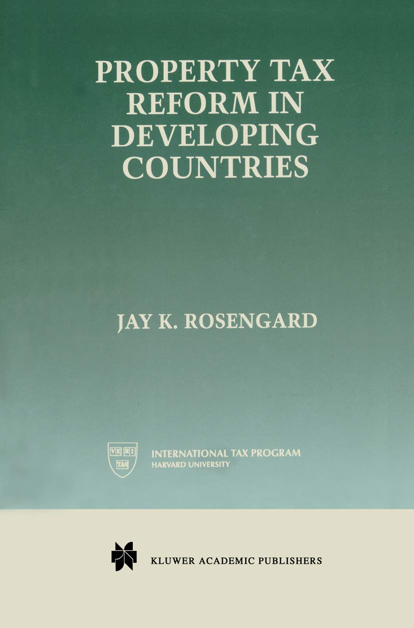 Property Tax Reform in Developing Countries,Used