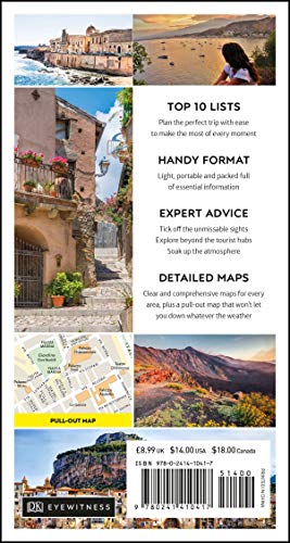 DK Eyewitness Top 10 Sicily (Travel Guide),Used