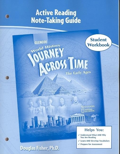 Journey Across Time, Early Ages, Active Reading NoteTaking Strategies, Student Edition (MS WORLD HISTORY),Used
